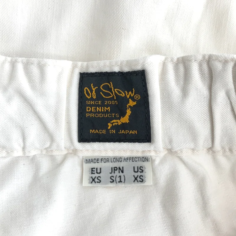 orslow / オアスロウ | コットン バックウエストゴム パンツ | S | レディース