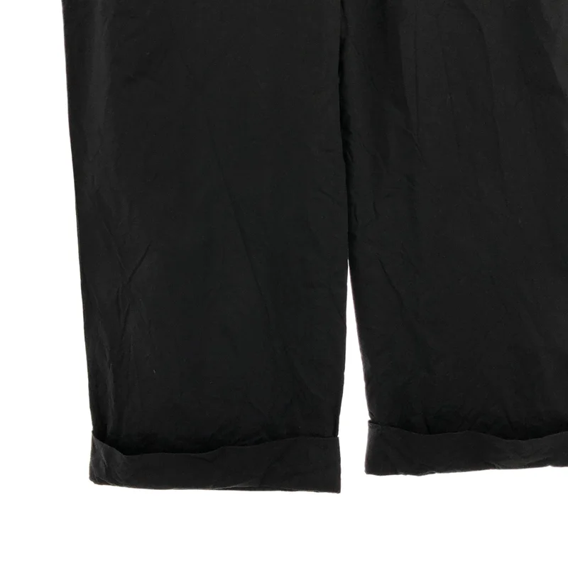 MARGARET HOWELL / マーガレットハウエル | COTTON SILK POPLIN ワイドパンツ | 2 | レディース