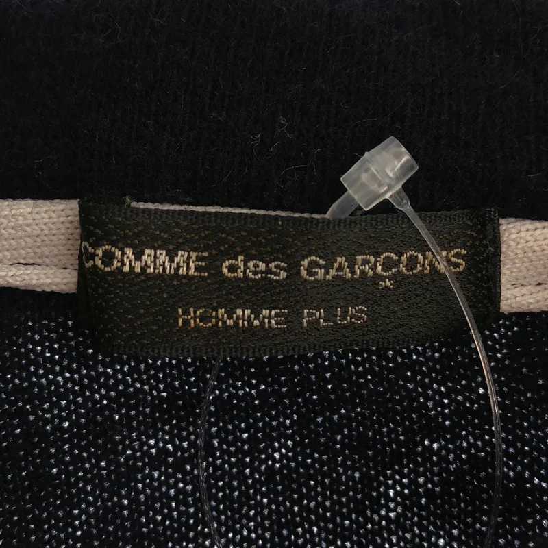COMME des GARCONS HOMME PLUS / コムデギャルソンオムプリュス | 2003AW | ウール縮絨 袖切り替え ニットポロシャツ |
