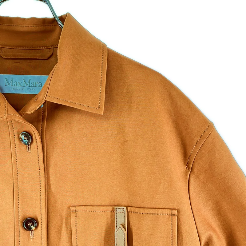 Max Mara / マックスマーラ | Agiate コットンストレッチ ショートジャケット | 40 | レディース