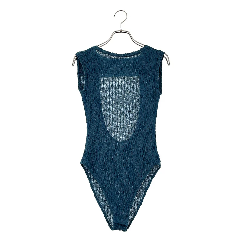 CURRENTAGE / カレンテージ | Raschel lace bodysuit / ボディスーツ トップス |