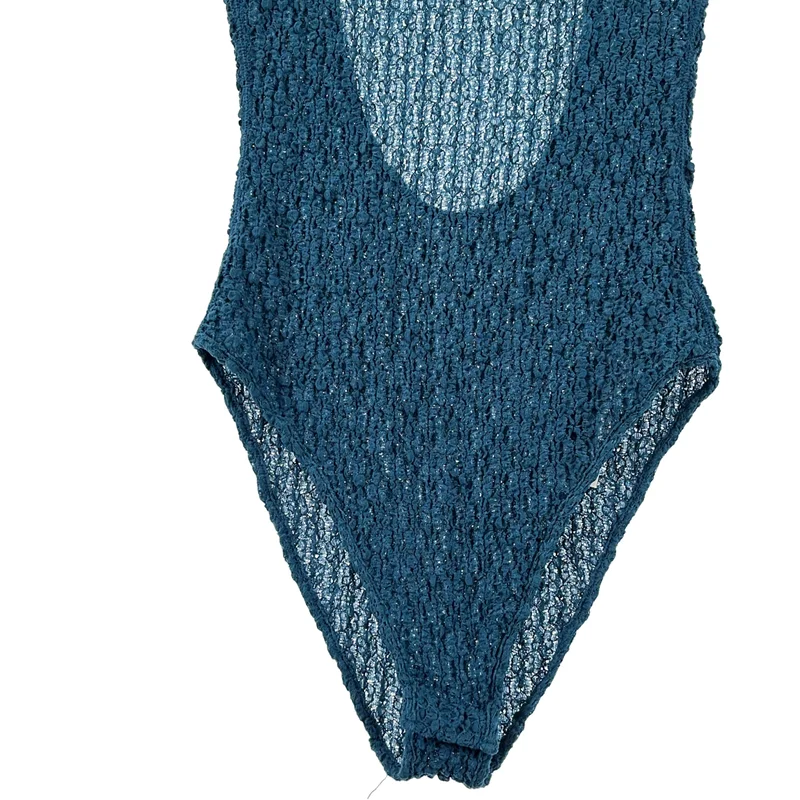 CURRENTAGE / カレンテージ | Raschel lace bodysuit / ボディスーツ トップス |