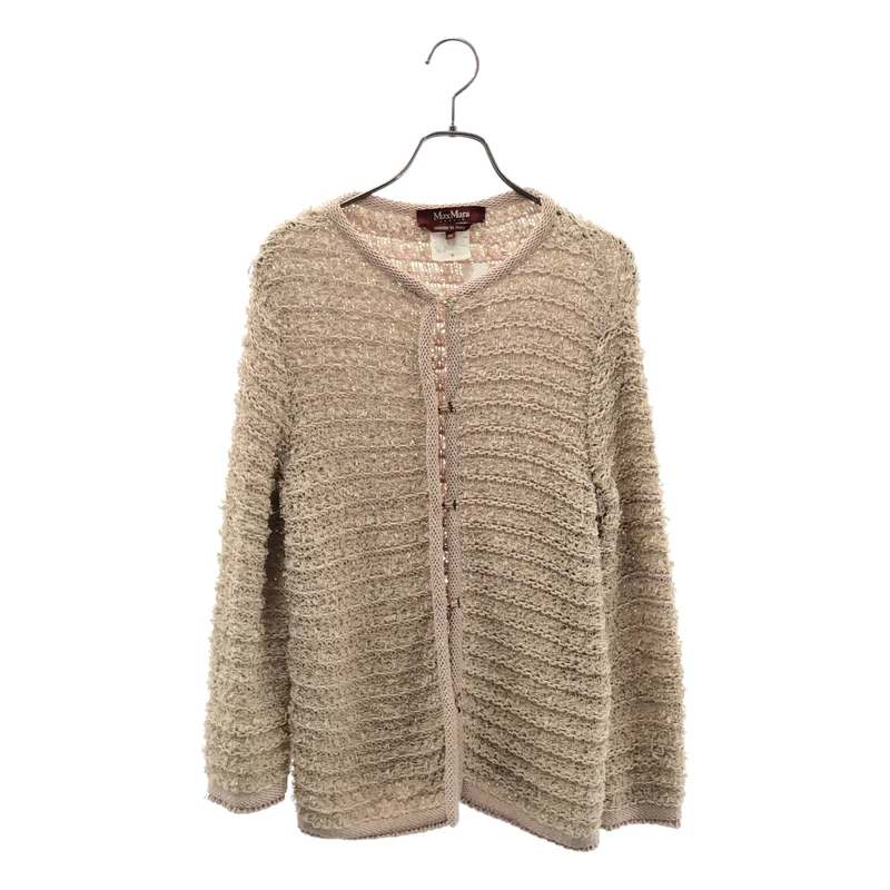 MAX MARA STUDIO / マックスマーラステュディオ | コットン シルク フック式 ニット カーディガン | M | レディース