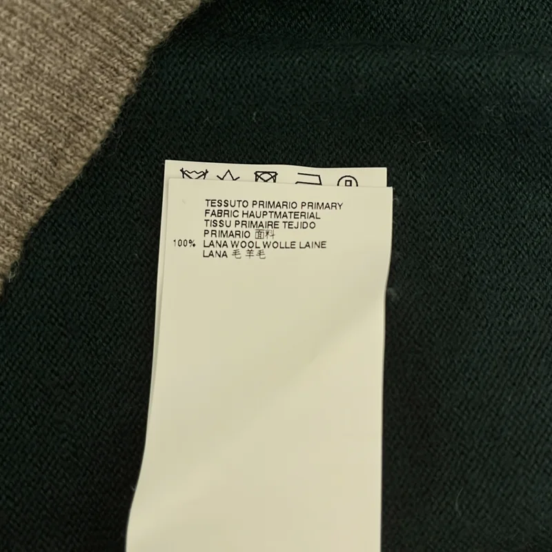 MM6 Maison Margiela / エムエムシックスメゾンマルジェラ | 2016AW | ウール Vネック 切替ニット | M | レディース