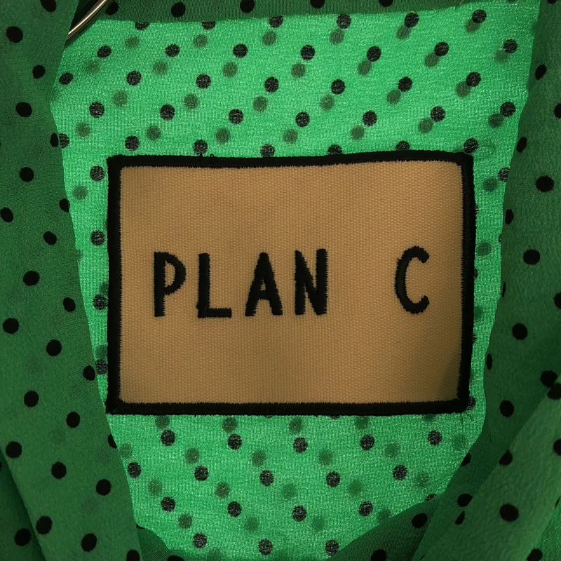 Plan C / プランシー | シルク ドット ボウタイシャツ | 38 | レディース