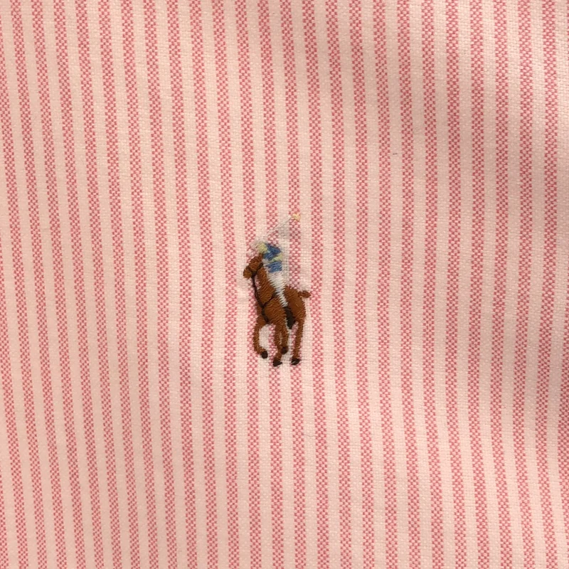RALPH LAUREN / ラルフローレン | コットン ストライプ ボタンダウンシャツ | 15 1/2 | メンズ