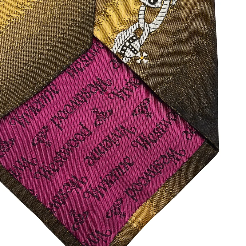 Vivienne Westwood / ヴィヴィアンウエストウッド | シルク 総柄 グラデーション スーツ ネクタイ |