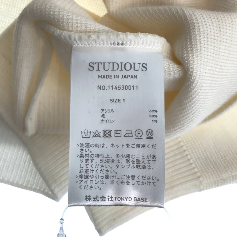 STUDIOUS / ステュディオス | × UNITED TOKYO SIGNATURE CREW NECK KNIT ニット | 1 | メンズ