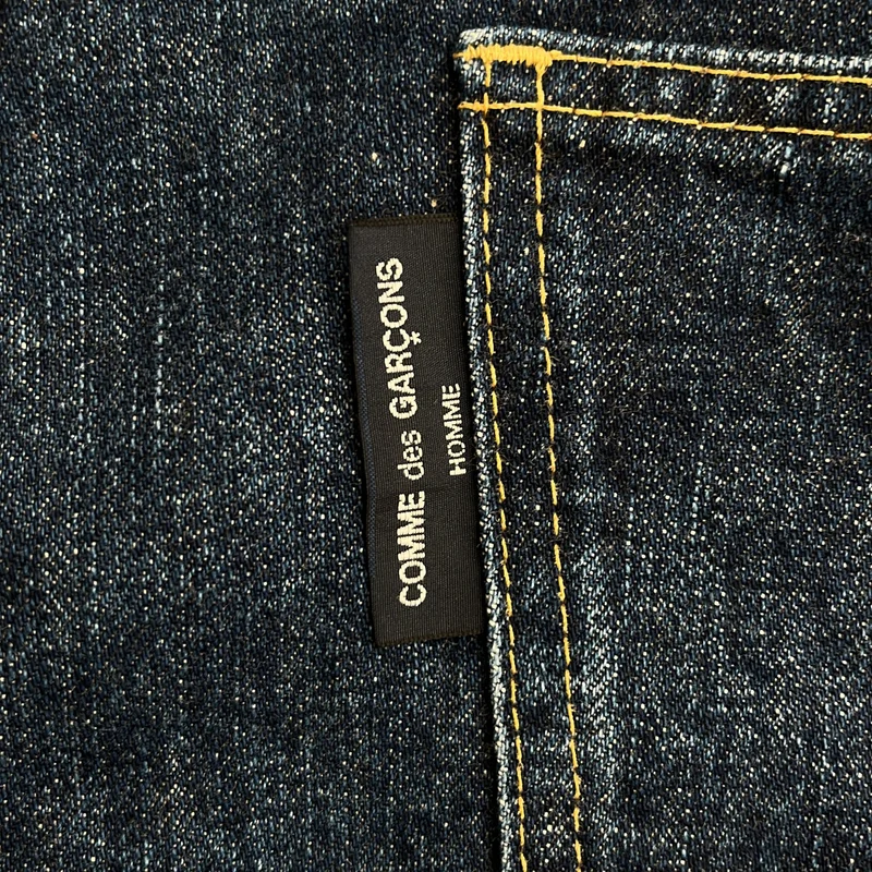 COMME des GARCONS HOMME / コムデギャルソンオム | 2022SS | タックワイド テーパードデニムパンツ | S | メンズ
