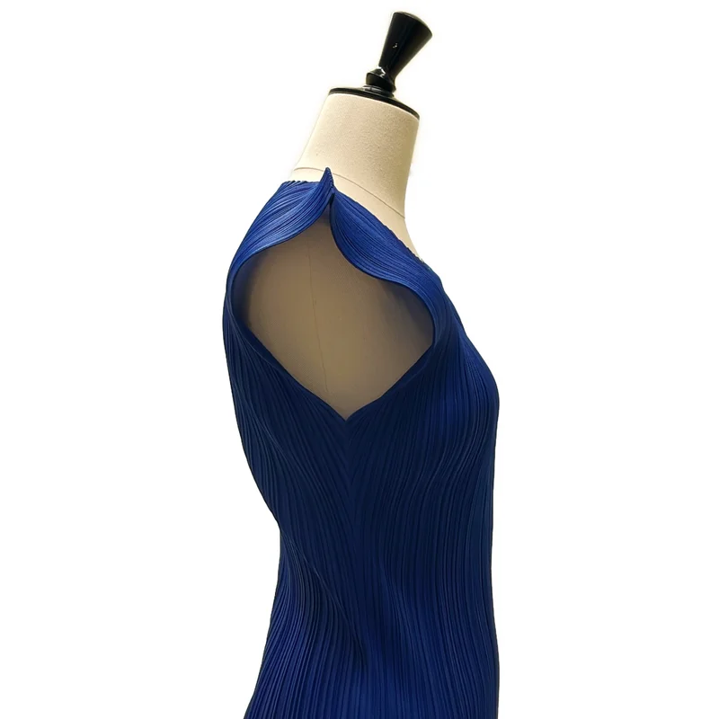 ISSEY MIYAKE / イッセイミヤケ | プリーツ ノースリーブ トップス | M | レディース