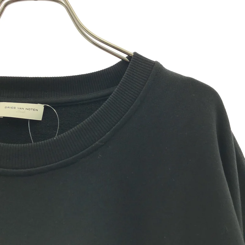 DRIES VAN NOTEN / ドリスヴァンノッテン | スパンコール オーバーサイズ ハーフスリーブ スウェット | S | レディース