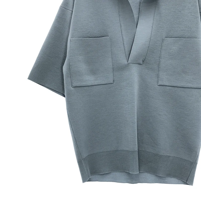AURALEE / オーラリー | WOOL RECYCLE POLYESTER HIGH GAUGE RIB KNIT SKIPPER トップス | 1 | レディース