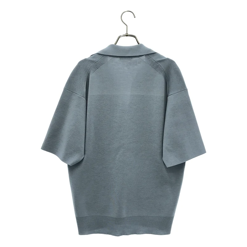 AURALEE / オーラリー | WOOL RECYCLE POLYESTER HIGH GAUGE RIB KNIT SKIPPER トップス | 1 | レディース