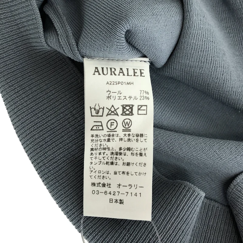AURALEE / オーラリー | WOOL RECYCLE POLYESTER HIGH GAUGE RIB KNIT SKIPPER トップス | 1 | レディース