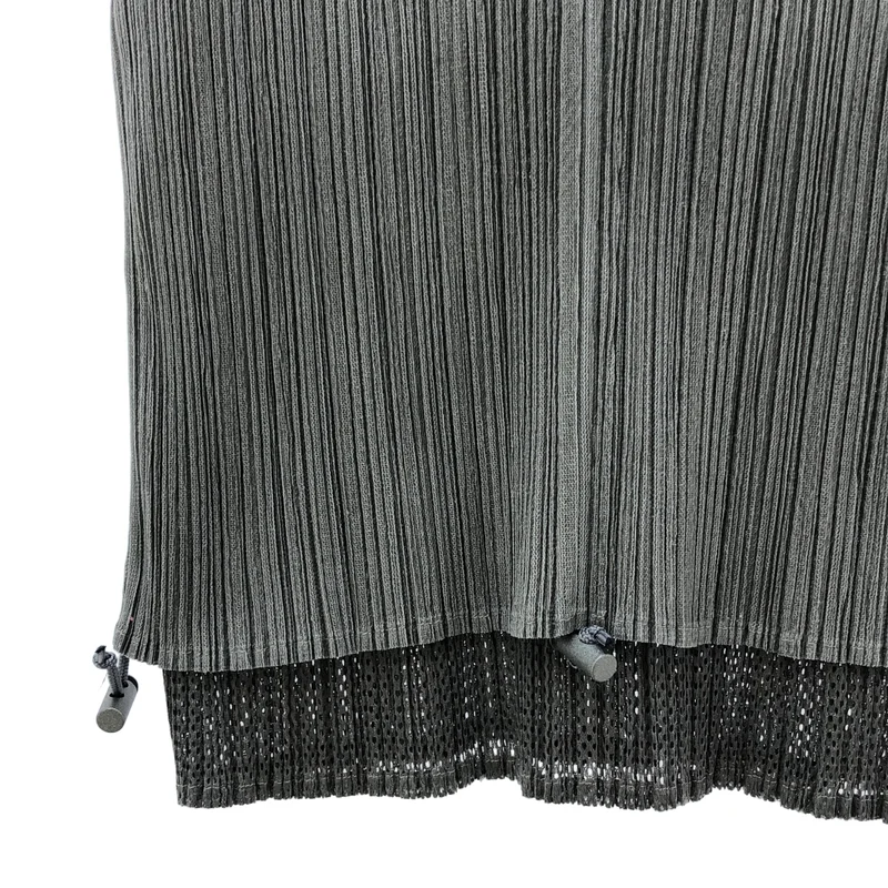 PLEATS PLEASE ISSEY MIYAKE / プリーツプリーズイッセイミヤケ | プリーツ メッシュ レイヤード ノースリーブ カットソー | 3 | レディース