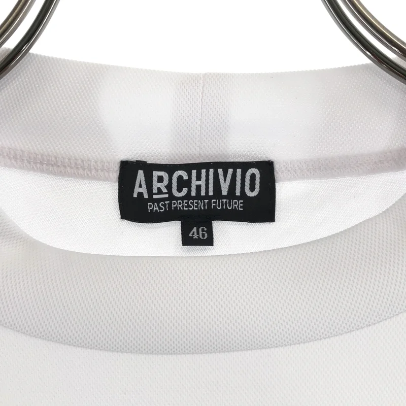 None / | ARCHIVIO / アルチビオ 両面ロゴ Tシャツ カットソー | 46 | メンズ