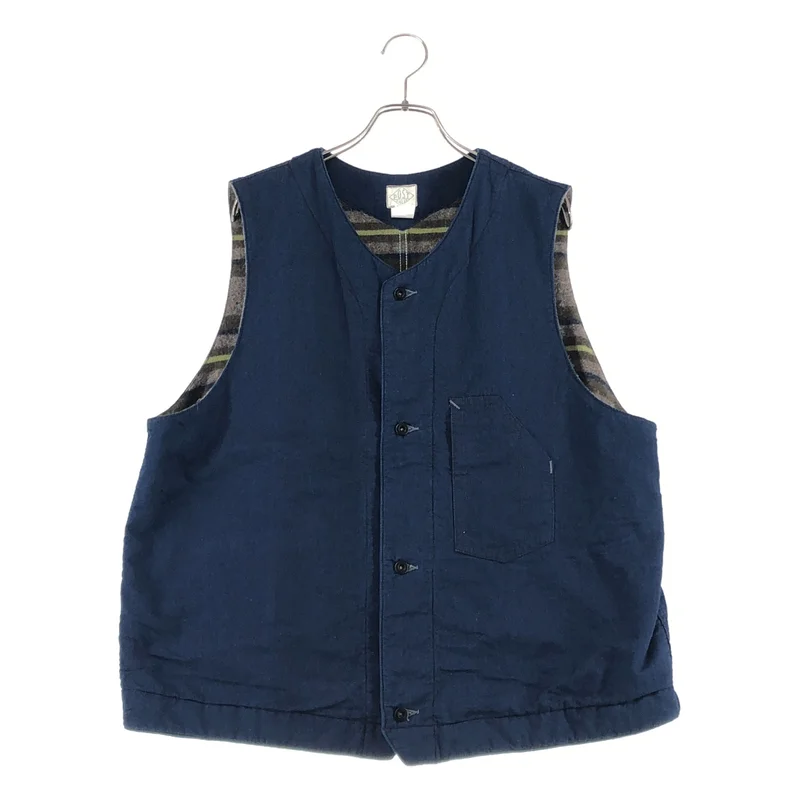 POST O'ALLS / ポストオーバーオールズ | 1POCKET VEST ポケット ベスト | L | メンズ