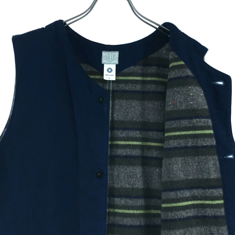 POST O'ALLS / ポストオーバーオールズ | 1POCKET VEST ポケット ベスト | L | メンズ