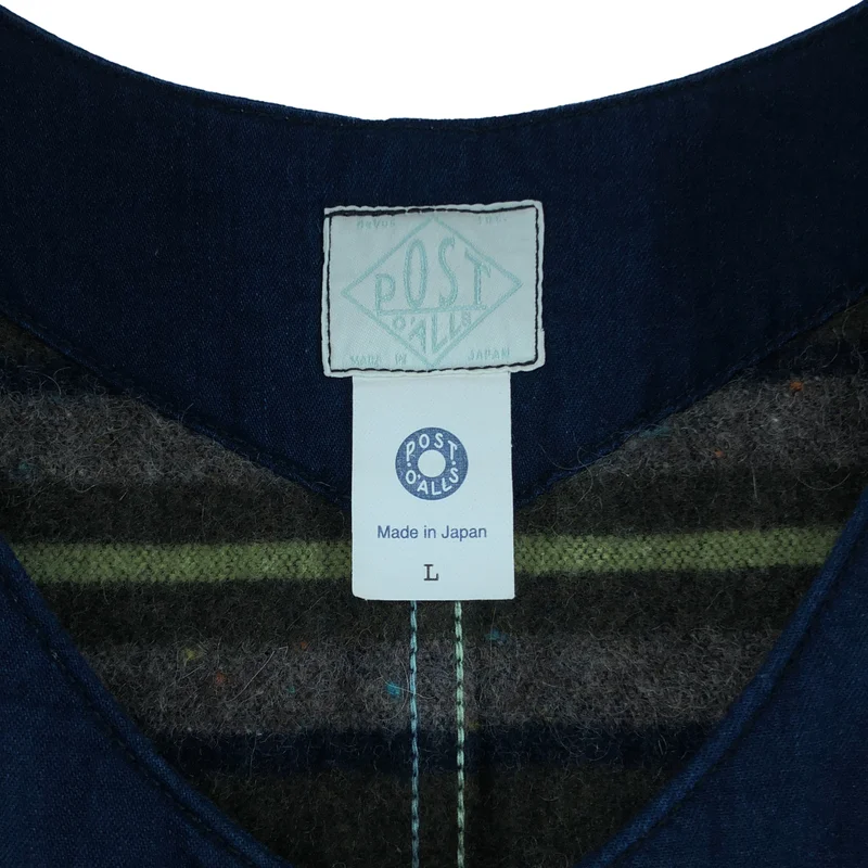 POST O'ALLS / ポストオーバーオールズ | 1POCKET VEST ポケット ベスト | L | メンズ