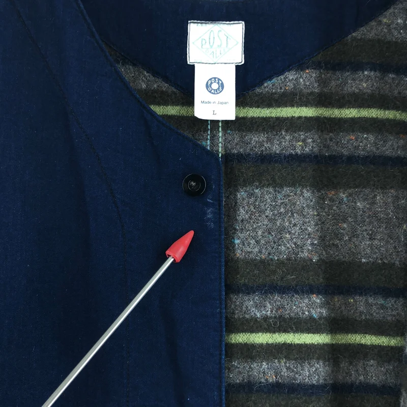 POST O'ALLS / ポストオーバーオールズ | 1POCKET VEST ポケット ベスト | L | メンズ
