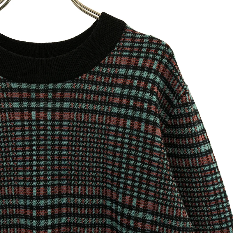 DRIES VAN NOTEN / ドリスヴァンノッテン | ジオメトリック プルオーバー ニット | M | メンズ