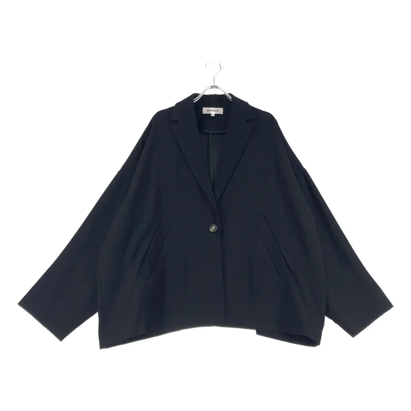 ENFOLD / エンフォルド | 2026SS | WIDE BOX TAILORED-JACKET テーラード ジャケット | 38 | レディース
