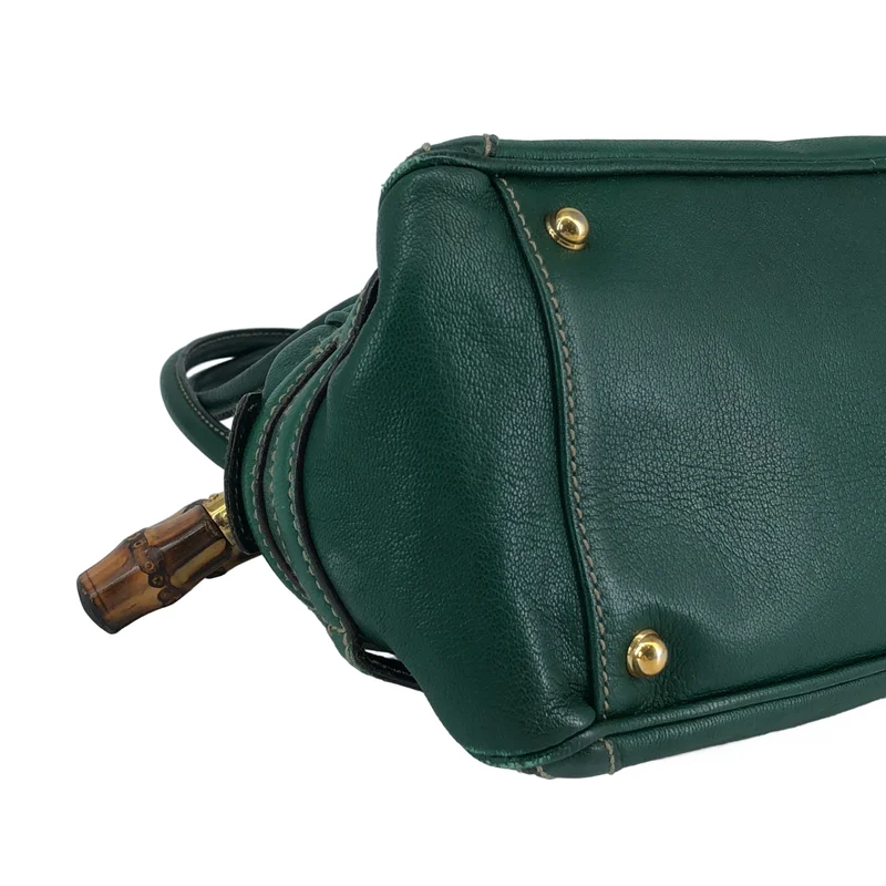 GUCCI / グッチ | ホースビット バンブー ミニボストンバッグ |