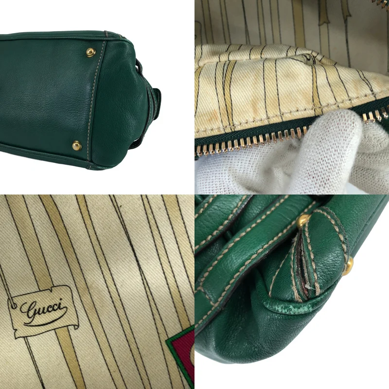 GUCCI / グッチ | ホースビット バンブー ミニボストンバッグ |