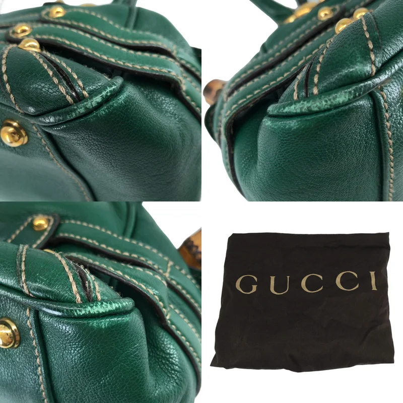 GUCCI / グッチ | ホースビット バンブー ミニボストンバッグ |