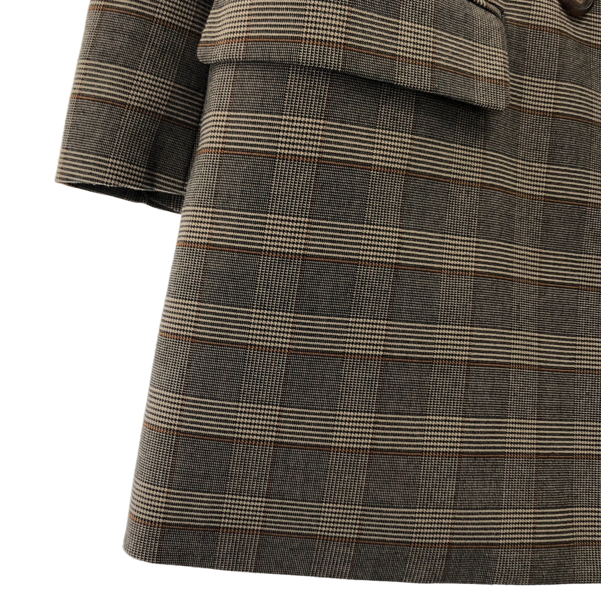 AMERI / アメリ | セットアップ / PUFF CHECK JACKET WITH SKIRT