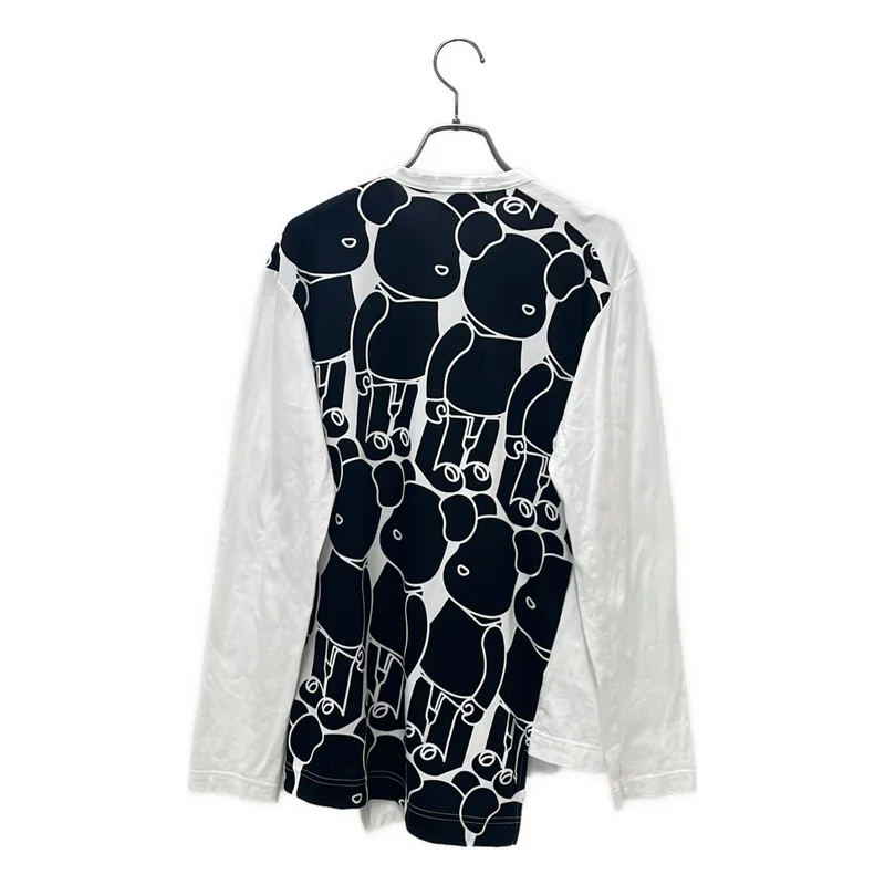 COMME des GARCONS / コムデギャルソン | 2021SS | MEDICOM TOY ベアブリック バックプリント ロングスリーブ カットソー | XS | レディース