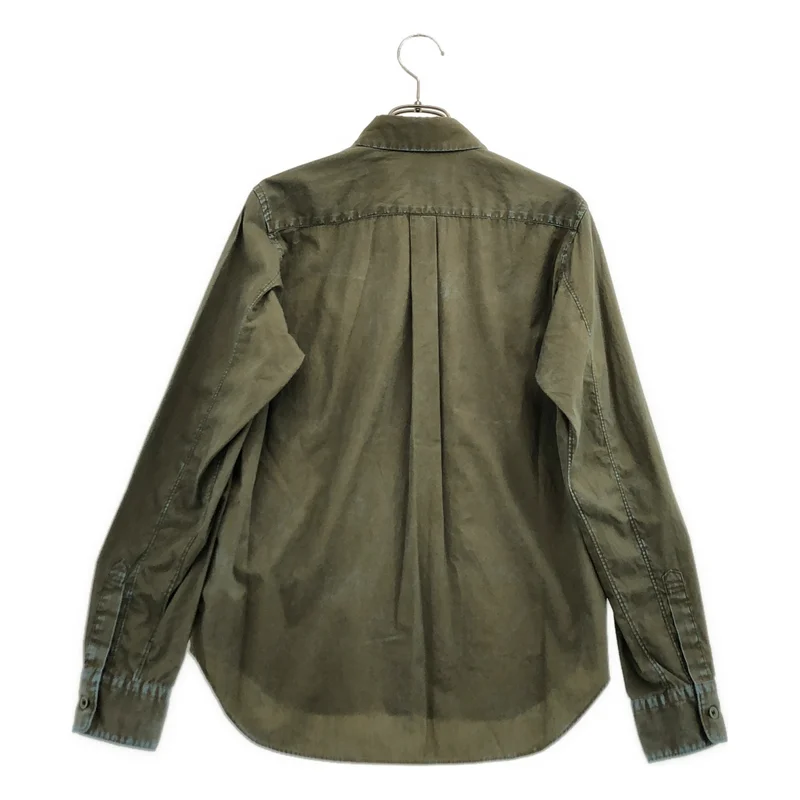 BLACK COMME des GARCONS / ブラックコムデギャルソン | 2020AW | 加工 コットン スタンダードシャツ | XS | メンズ