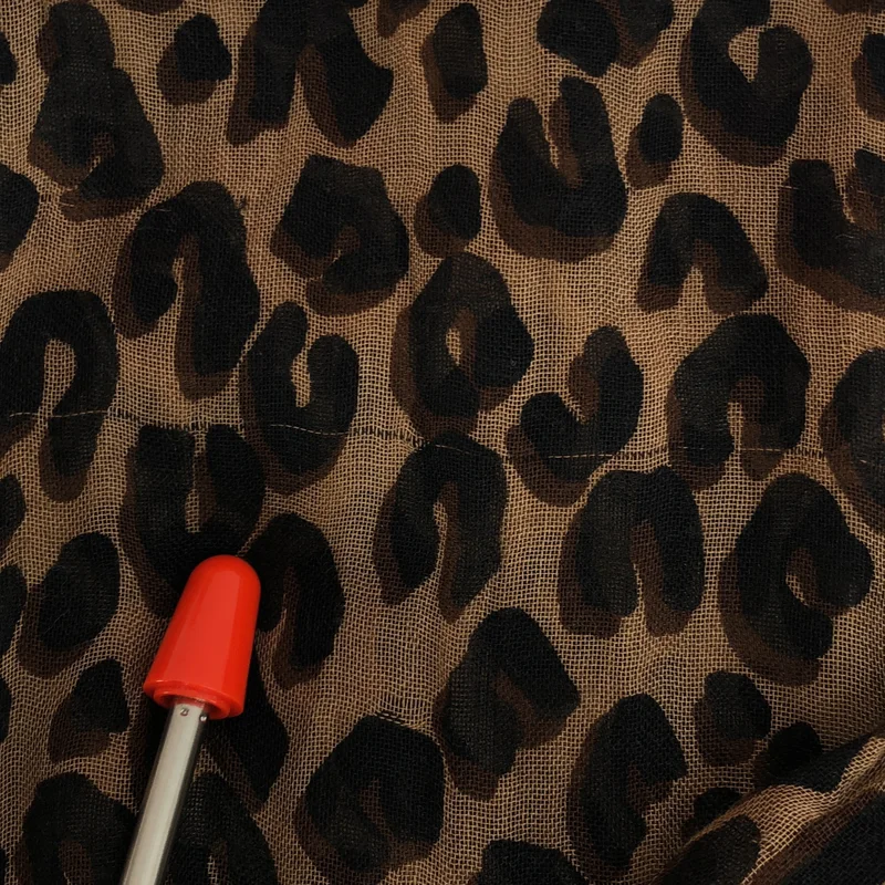 Louis Vuitton / ルイヴィトン | レオパード柄 シルク カシミヤ混 ストール |
