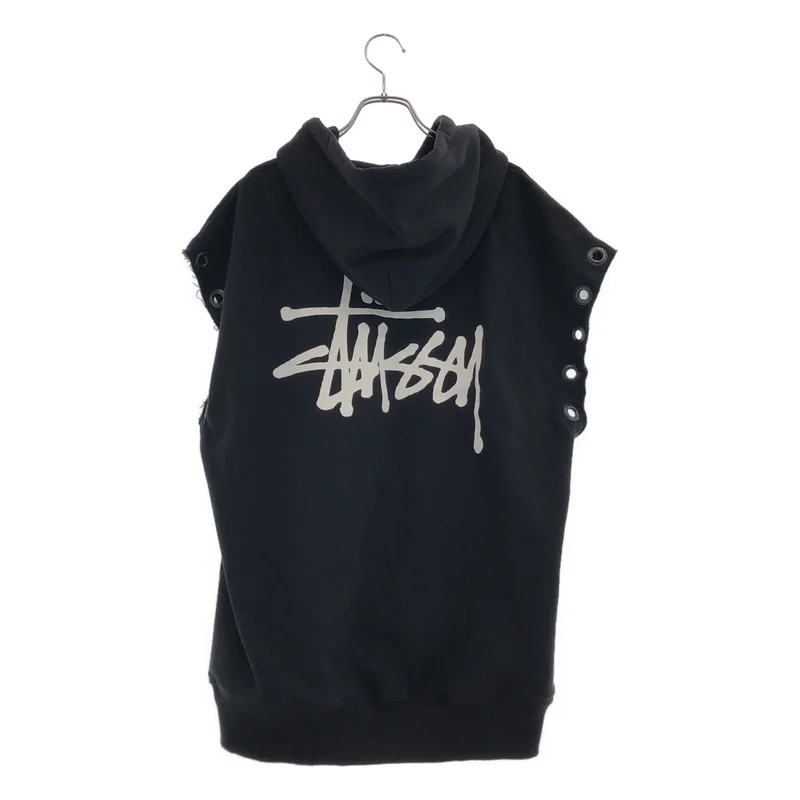 eye JUNYA WATANABE COMME des GARCONS MAN / アイジュンヤワタナベ マン | 2024SS | × STUSSY / ノースリーブ スウェットパーカー カスタマイズ | L | メンズ