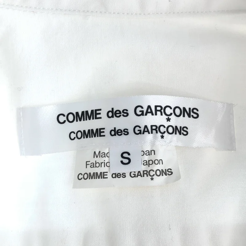 COMME des GARCONS COMME des GARCONS / コムコム | 2024SS | コットン フリル レギュラーカラーシャツ | S | レディース