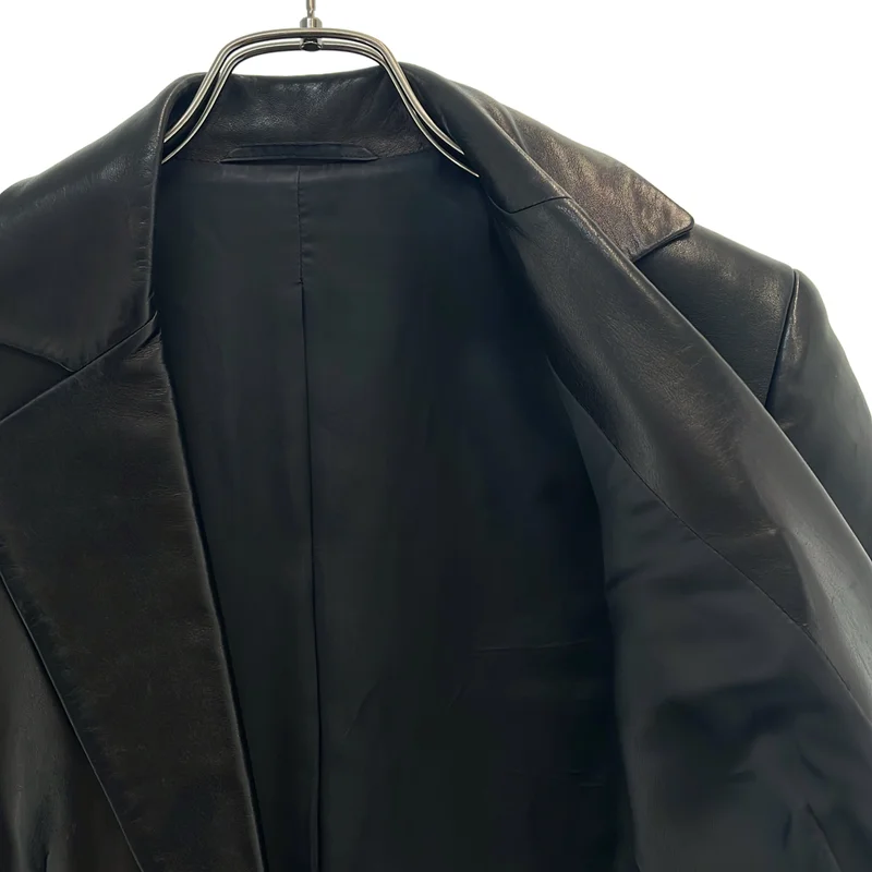 GUCCI / グッチ | トムフォード期 レザー 2B テーラードジャケット | 38 | レディース