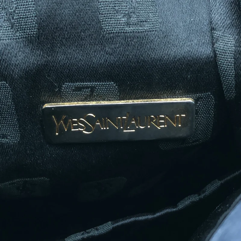 YVES SAINT LAURENT / イヴサンローラン | YSL ロゴ ステッチ ショルダーバッグ |