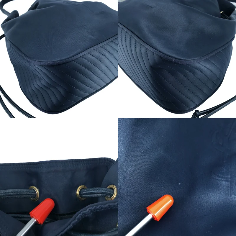 YVES SAINT LAURENT / イヴサンローラン | YSL ロゴ ステッチ ショルダーバッグ |