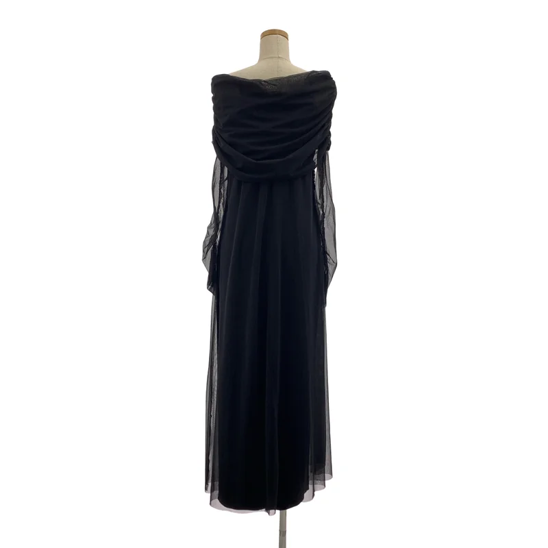 AMERI / アメリ | OFF SHOULDER TULLE LAYERED DRESS チュール ドレス ワンピース | S | レディース
