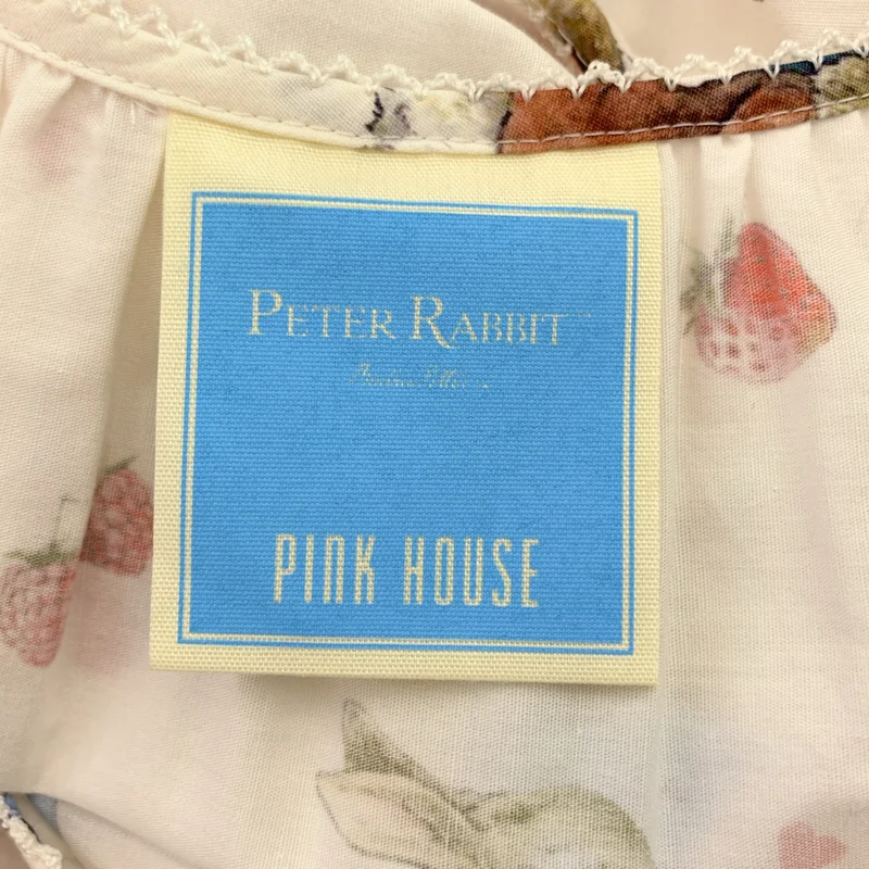 PINK HOUSE / ピンクハウス | 2022SS | コットン ピーターラビット 総柄 ティアードワンピース |
