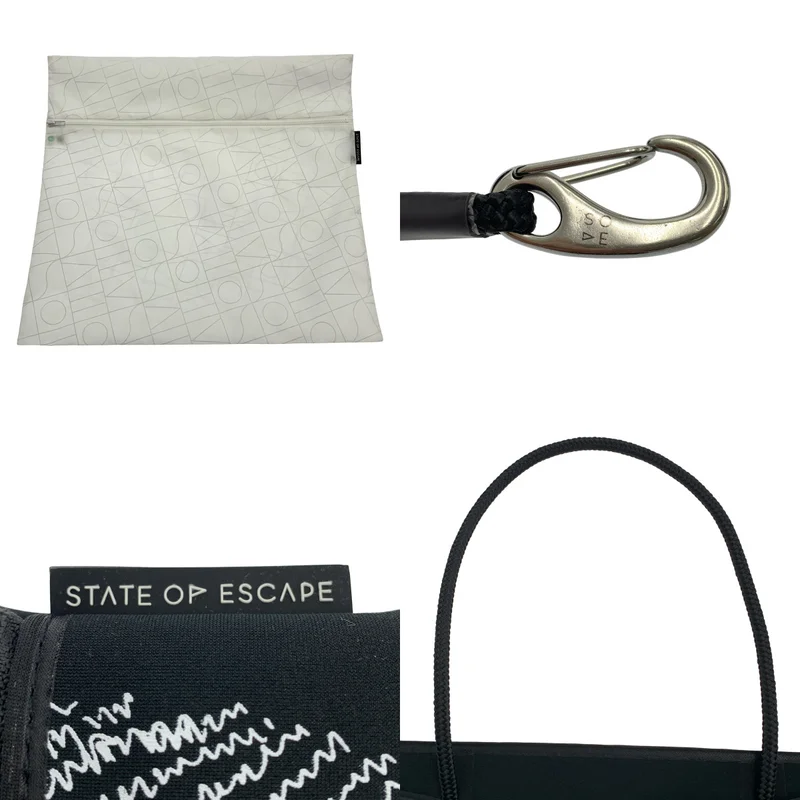 STATE OF ESCAPE / ステイトオブエスケープ | × HERALBONY / ヘラルボニー ポーチ付き ロゴ トートバッグ |