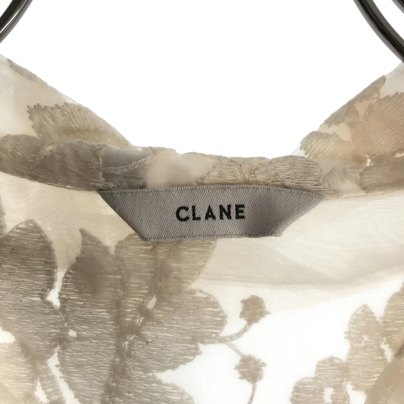 CLANE / クラネ | シアーフラワーレースシャツ | 1 | レディース