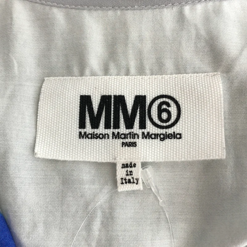 MM6 Maison Martin Margiela / エムエムシックスメゾンマルタンマルジェラ | 2013AW | コットン シルク グラフィックプリント ノースリーブワンピース | 40 | レディース