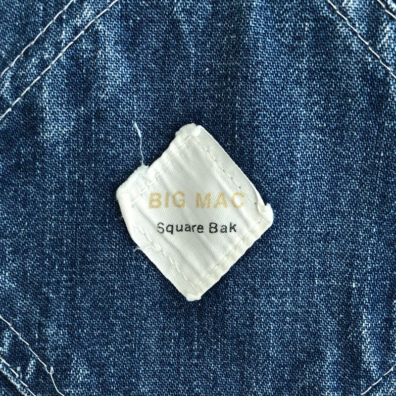 BIG MAC / ビッグマック | Square Bak / ペンキ加工 サロペット パンツ | 30 | メンズ