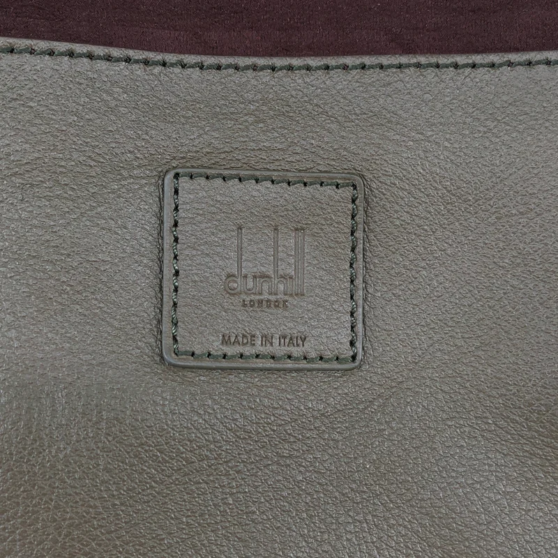 Dunhill / ダンヒル | レザー エンボスロゴ ナップサック リュック |