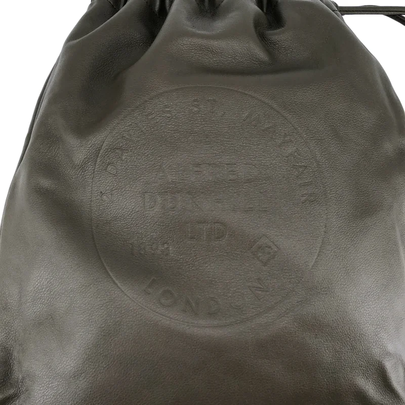 Dunhill / ダンヒル | レザー エンボスロゴ ナップサック リュック |