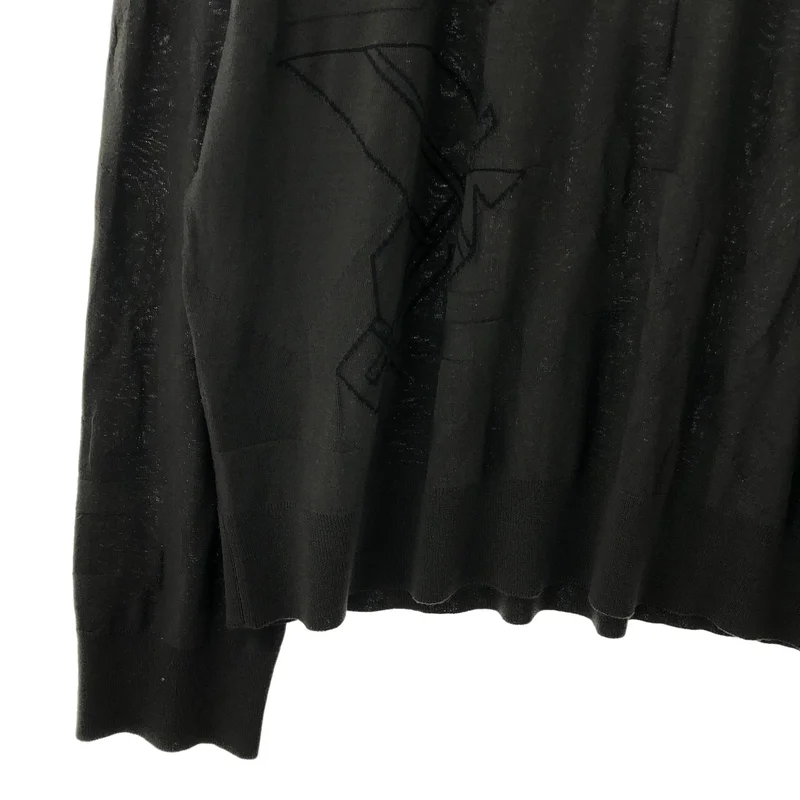 HERMES / エルメス | フラグモン エケストル アンテグラル ウール クルーネックニット | XL | メンズ
