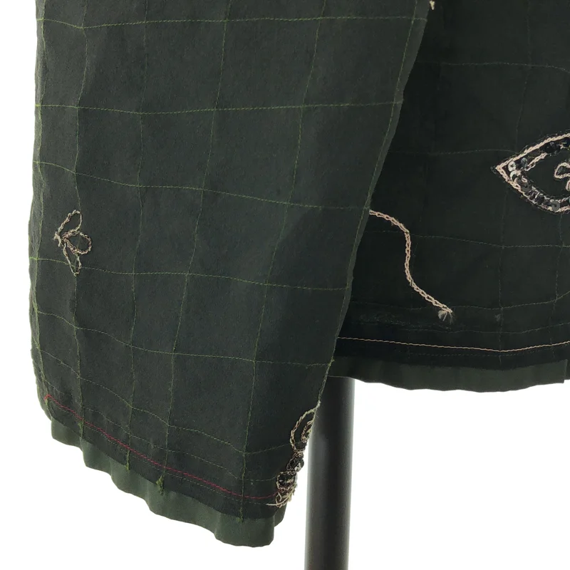 JUNYAWATANABE COMMEdesGARCONS MAN / ジュンヤワタナベマン | 2005SS | pink / 製品染め エンブロイダリー ラップスカート | S | レディース