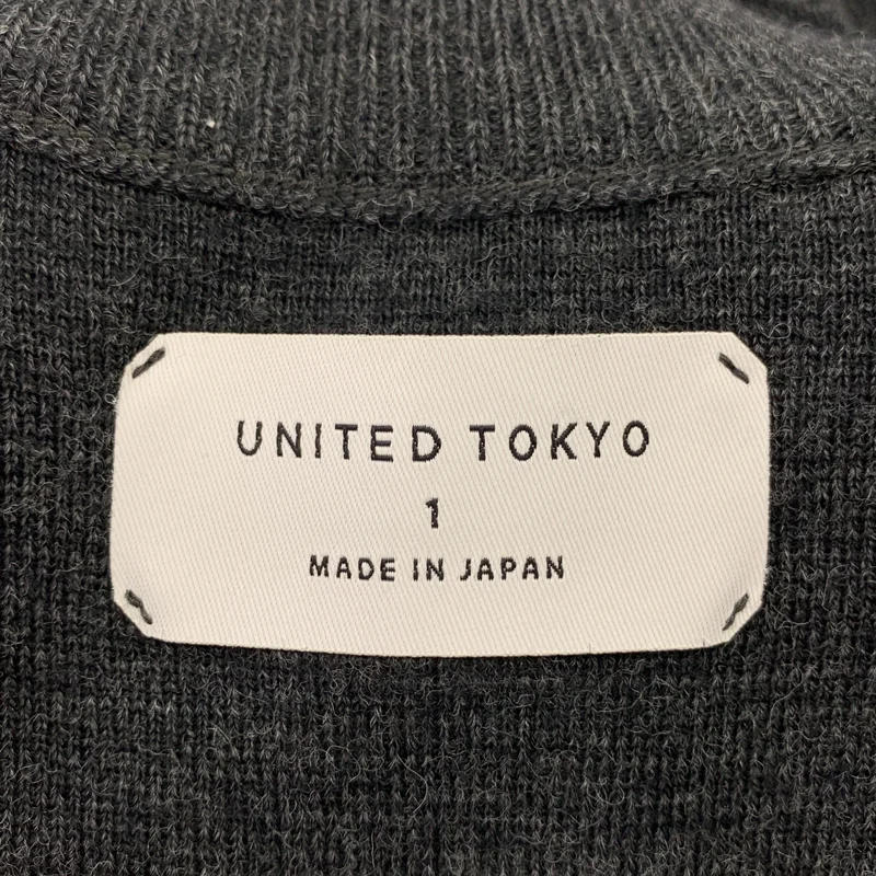 UNITED TOKYO / ユナイテッドトウキョウ | ウールミラノリブモックネックニット | 1 | メンズ
