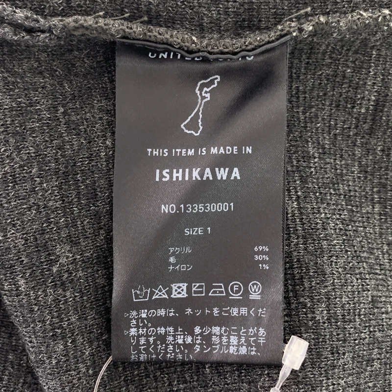 UNITED TOKYO / ユナイテッドトウキョウ | ウールミラノリブモックネックニット | 1 | メンズ